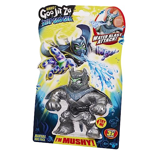 Heroes of Goo Jit Zu Figura de Accion Bandai - Deep Goo Sea Mantara Multicolor CO42569