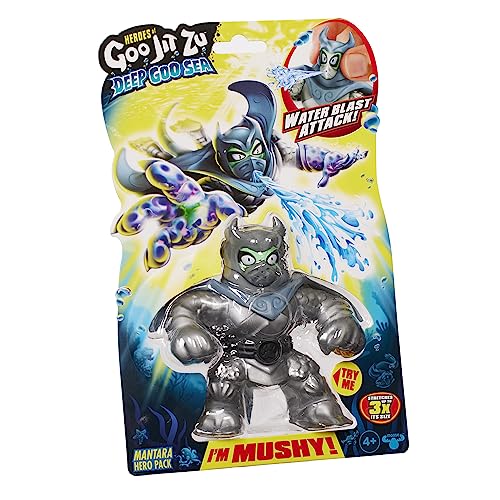 Heroes of Goo Jit Zu Figura de Accion Bandai - Deep Goo Sea Mantara Multicolor CO42569