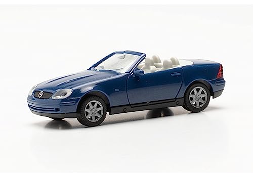 herpa Kit de Modelo Mercedes-Benz SLK Roadster, Escala 1/87, maqueta de colleción, modelismo, Modelo aleman, Figura plástico