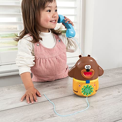 Hey Duggee Teléfono interactivo,Teléfono de juguete para niños con ruedas,Hey Duggee y ardillas jugar teléfono,Teléfono de juguete de estilo tradicional,Niños mayores de 18 años