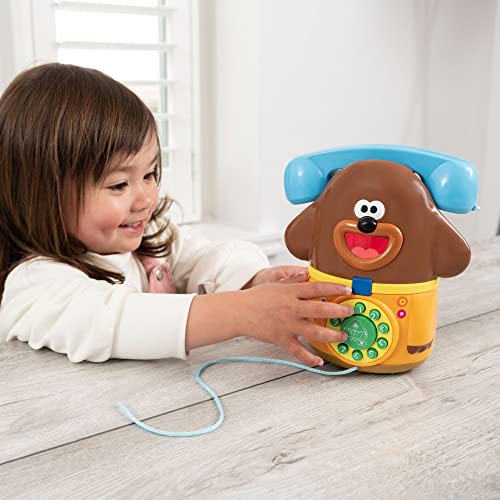 Hey Duggee Teléfono interactivo,Teléfono de juguete para niños con ruedas,Hey Duggee y ardillas jugar teléfono,Teléfono de juguete de estilo tradicional,Niños mayores de 18 años