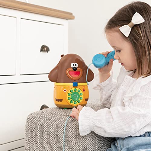 Hey Duggee Teléfono interactivo,Teléfono de juguete para niños con ruedas,Hey Duggee y ardillas jugar teléfono,Teléfono de juguete de estilo tradicional,Niños mayores de 18 años