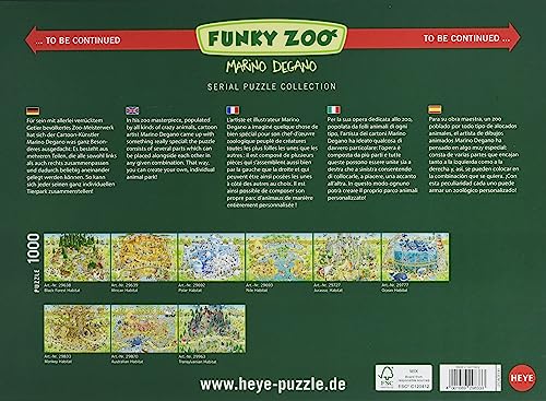 Heye 29833 - Puzzles de hábitat Mono