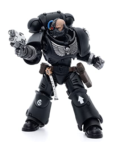 HiPlay JoyToy × Warhammer 40K Licencia Oficial 1/18 Escala Ciencia Ficción Figuras de Acción Juego Completo Series-Iron Hands Intercessors Brother Gravak