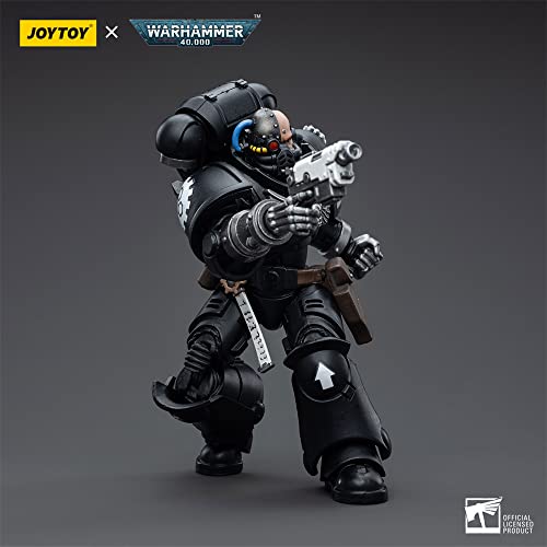 HiPlay JoyToy × Warhammer 40K Licencia Oficial 1/18 Escala Ciencia Ficción Figuras de Acción Juego Completo Series-Iron Hands Intercessors Brother Gravak