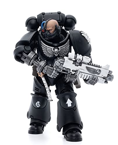 HiPlay JoyToy × Warhammer 40K Licencia Oficial 1/18 Escala Ciencia Ficción Figuras de Acción Juego Completo Series-Iron Hands Intercessors Brother Gravak