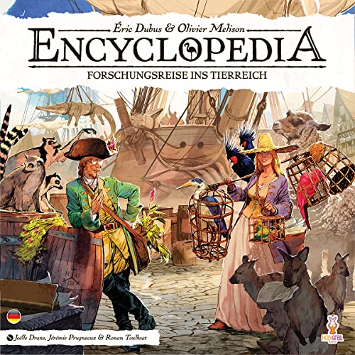 Holy Grail Games- Enciclopedia: Viaje de investigación al Reino Animal Tiere Juego, Multicolor (Asmodee HGGD0007)