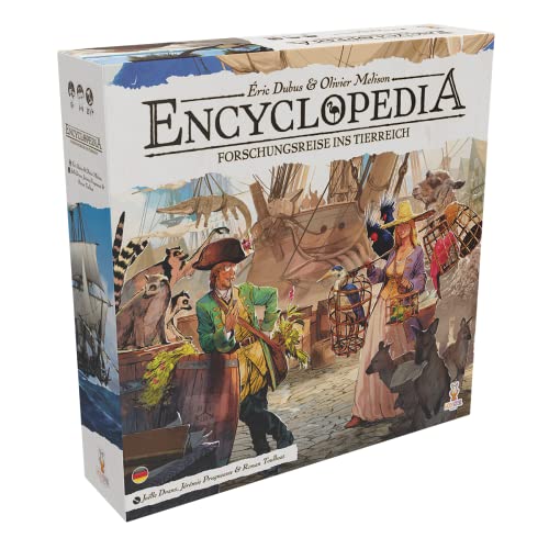 Holy Grail Games- Enciclopedia: Viaje de investigación al Reino Animal Tiere Juego, Multicolor (Asmodee HGGD0007)