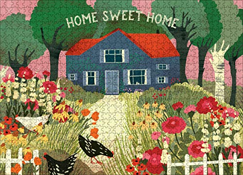 Home Sweet Home 1,000-Piece Puzzle: (Flow) for Adults Families Picture Quote Mindfulness Game Gift Jigsaw 26 3/8” x 18 7/8”