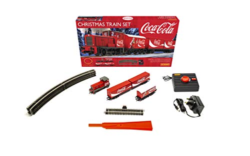 Hornby R1233 Coca-Cola Christmas Train Set Model, Red