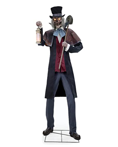 Horror-Shop Zombie Gravedigger Halloween Animatronic 260cm