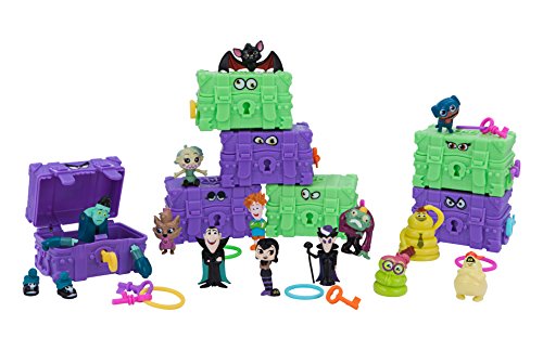 Hotel Transsilvanien Monster Mayhem Serie 1 98009 - Minifigura coleccionable para coleccionar, cofre del tesoro como caja sorpresa, incluye figura coleccionable, llaves y libro de colección