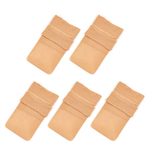 HUI JIN Gorras de peluca elásticas de nailon, 10 unidades (Beige)