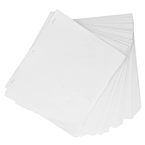 Hztyyier 200 Hojas de Papel de Dibujo, Papel de Posicionamiento de Animación Perforado Translúcido para Papel de Dibujo y Encuadernación Cosida