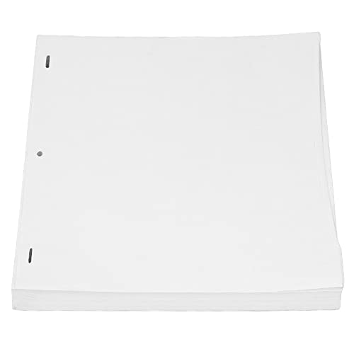 Hztyyier 200 Hojas de Papel de Dibujo, Papel de Posicionamiento de Animación Perforado Translúcido para Papel de Dibujo y Encuadernación Cosida