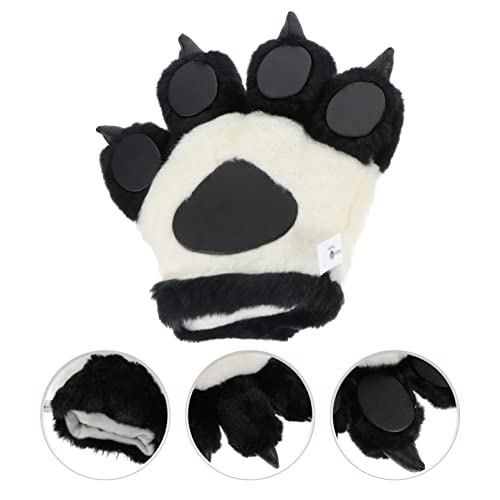 ibasenice Guantes De Pata De Oso Mitones De Pata De Gato Cosplay Guantes De Manos De Oso Guantes Calientes De Invierno Guantes De Palma De Animales Chica Garra De Oso Felpa Mantener Caliente