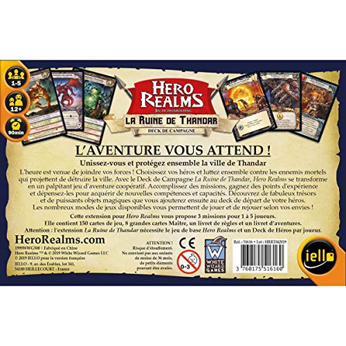 IELLO Hero Realms - La Ruina de Thandar: Deck de Campaña