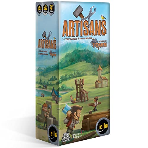 IELLO: Little Town: Artisans Expansion - Juego de mesa de estrategia, táctico e interactivo, más edificios y objetivos, juego familiar, a partir de 10 años, 2-4 jugadores, 45 minutos