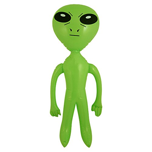 Inflatable Blow Up Green 64 cm Alien Space Ship Party Accessory (Green) by Other