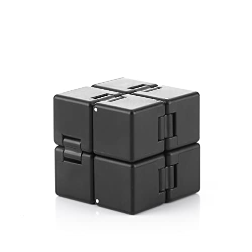 InnovaGoods Kubraniac Rubik's Cube, Anti-Stress Cube, Infinity Rubik's Cube, Original Rubik's Cube, Multiposition Anti-Stress Toy, Relaxation Cube, 8 Mini Cubes, 6+ Years, Color Black