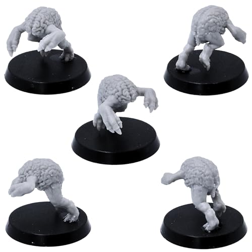 Intellect Crawlers - Figura en miniatura para mesa de 28 mm, Dungeons and Dragons en miniatura, juegos de rol de fantasía