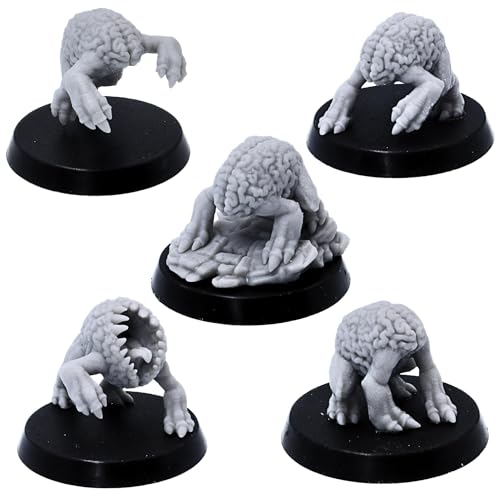 Intellect Crawlers - Figura en miniatura para mesa de 28 mm, Dungeons and Dragons en miniatura, juegos de rol de fantasía