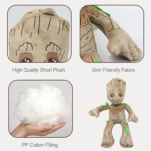 IOSCDH Groot Peluche Juguete de Peluche Pequeño árbol de Peluche Groot Figura de Peluche Suave Decoracion para Fiestas Regalos de Cumpleaños Groot Muñeca - 22cm