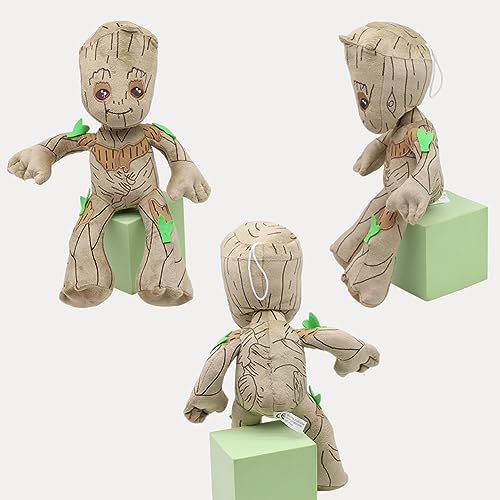 IOSCDH Groot Peluche Juguete de Peluche Pequeño árbol de Peluche Groot Figura de Peluche Suave Decoracion para Fiestas Regalos de Cumpleaños Groot Muñeca - 22cm