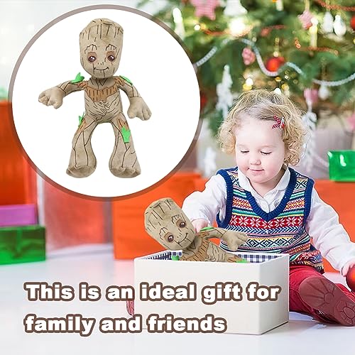 IOSCDH Groot Peluche Juguete de Peluche Pequeño árbol de Peluche Groot Figura de Peluche Suave Decoracion para Fiestas Regalos de Cumpleaños Groot Muñeca - 22cm