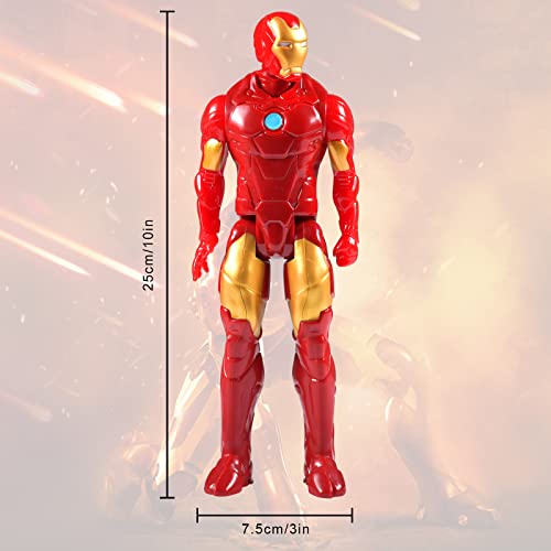 Iron Man Figura, Iron Man Figura de Acción, Figura Cake Topper, 30cm Figure Iron Man Titan Hero Series Juguetes, para niños a Partir de 2 años