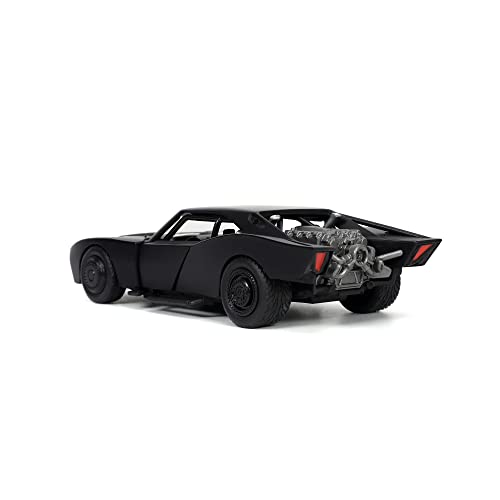 Jada Toys The Batman - Batmóvil coche metal, escala 1:32, con figura de metal, coleccionismo, color negro (253213008)