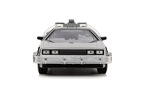 Jada Toys Time Machine Back to The Future 1, 1:24, Color Plata (253255038)