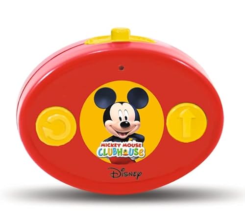 Jada Toys - Vehículo Radiocontrol de Mickey Roadster Race, Incluye Mando y Figura, para Niños a Partir de 3 Años - 19 cm