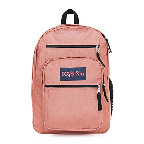 JanSport Big Student, Mochila grande, 34 L, 43 x 33 x 25 cm, compartimento para portátil de 15 pulgadas, Misty Rose