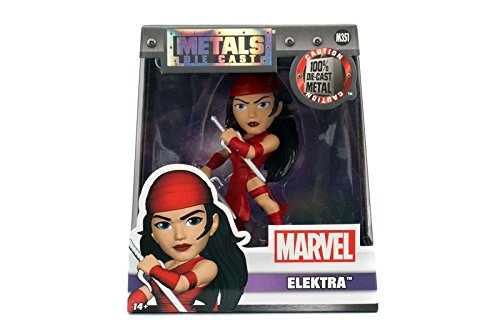 Jazwares Heroes Marvel Woman Figurine Elektra, 98093, 4"