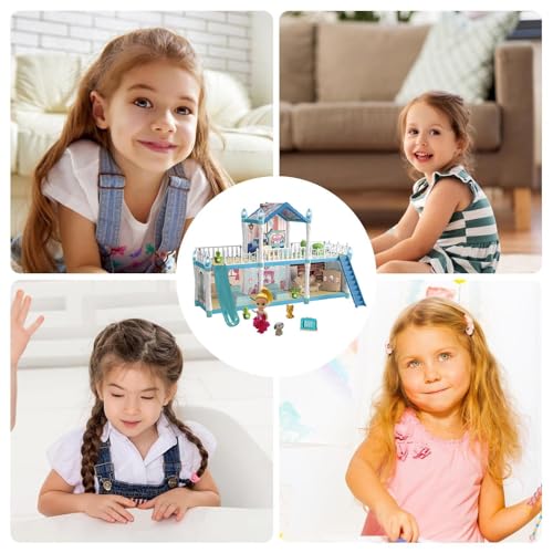 JINGAN Juguetes de construcción de Princesas de Castillo para niñas, Juego de Castillo para niñas,Juego de Castillo Realista - Castillo para niñas Resistente y Estable con Ambiente Acogedor