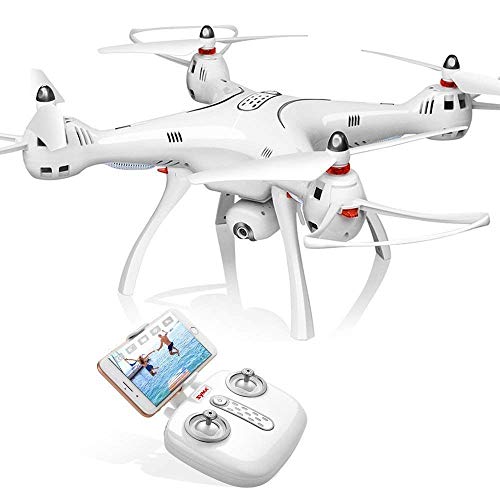 JohnnyLuLu Syma X8 Pro - GPS RC Drone con cámara HD de 720P WiFi FPV Tiempo en Vivo 2.4 GHz 4CH Control Remoto Quadcopter