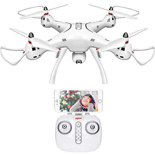 JohnnyLuLu Syma X8 Pro - GPS RC Drone con cámara HD de 720P WiFi FPV Tiempo en Vivo 2.4 GHz 4CH Control Remoto Quadcopter