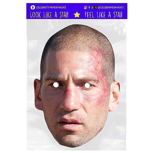 Jon Bernthal Máscara Shane Walsh Celebrity Face Masks Actor The Walking Dead con banda elástica para la cabeza