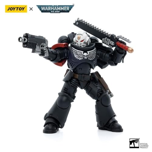 Joy Toy (CN) Warhammer 40k Figura 1/18 Raven Guard Intercesores Sargento Ashan 12 cm