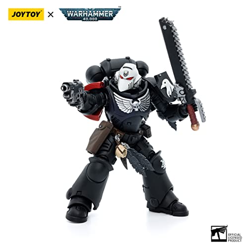 JOYTOY 1/18 figuras de acción Warhammer 40k Mecha Joy Toy Model Toys Sliver Raven Guard Intercesores Sargento Rychas