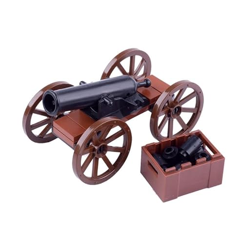 Juego de cañón medieval para minifiguras, personalizado militar barco pirata, armadura, arma para soldados de Lego