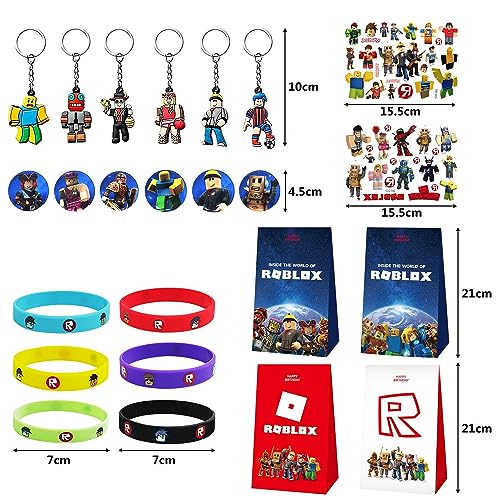 Juego de Fiesta para Niños,Llaveros,Bolsas de Regalo,Pulseras Cumpleaños,Suministros para Fiestas,Suministros para Juegos de Cumpleaños, Regalos para Niños,26 Pièces