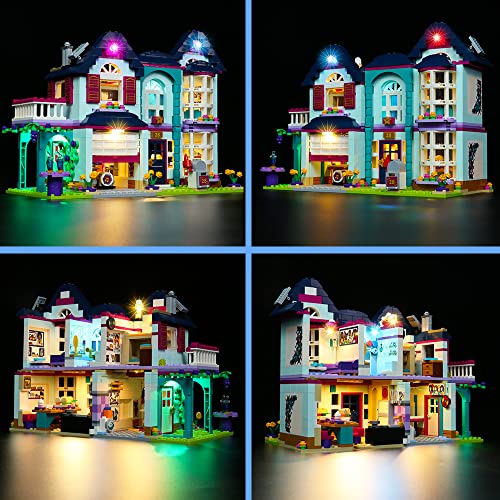 Juego de luces LED para Lego Andreas House, juego de iluminación LED para Lego 41449 Friends Andreas House, solo juego de luces, no modelo de Lego