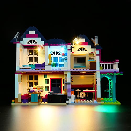 Juego de luces LED para Lego Andreas House, juego de iluminación LED para Lego 41449 Friends Andreas House, solo juego de luces, no modelo de Lego