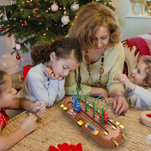 Juego de mesa de carreras - Juego de mesa de batalla para niños,Juguete de mesa para 2 jugadores para la noche de juegos, fiestas navideñas, juego de mesa familiar, regalos creativos de Navidad Artsim