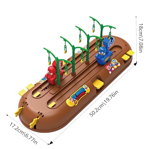 Juego de mesa de carreras - Juego de mesa de batalla para niños,Juguete de mesa para 2 jugadores para la noche de juegos, fiestas navideñas, juego de mesa familiar, regalos creativos de Navidad Artsim