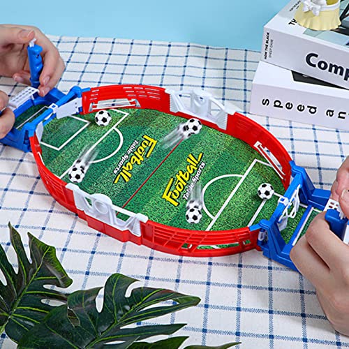 Juego de Mesa de Fútbol ZHUYUN Mini Mesa De Futbolín Juegos para Fiesta De 2 Jugadores En Interiores para Niños Adultos Promueve La Amistad Y La Relación Entre Padres E Hijos