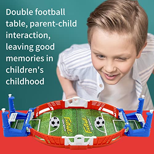 Juego de Mesa de Fútbol ZHUYUN Mini Mesa De Futbolín Juegos para Fiesta De 2 Jugadores En Interiores para Niños Adultos Promueve La Amistad Y La Relación Entre Padres E Hijos