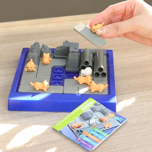 Juego de mesa para niños | Juego de minijuegos de juguete Montessori | Juguetes educativos para niños, bloques de juegos familiares, rompecabezas creativo para guardería, preescolar, edades 3-8 Neamou